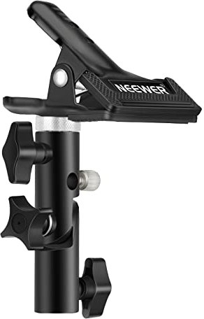 Neewer 2 PCS Photo Studio Heavy Duty Metal Clamp Holder with 5/8 Light Stand Attachment for Reflector