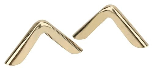 Hztyyier Buchecken Gold, Eckenschutz Metall 50Stück für Buch Scrapbooking Alben