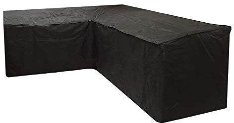 VOXKELY Schutzhülle Gartenmöbel Abdeckung Für Ecksofa L Form Lounge Abdeckplane Schutzhülle Gartenmöbel Abdeckung Wasserabweisend (222 * 286 * 82cm)