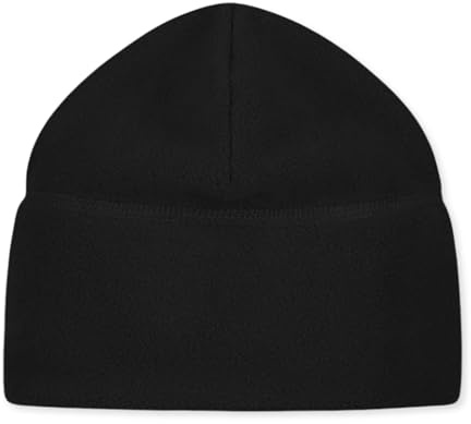 M MCGUIRE GEAR GI Style Polartec 100 Fleece Watch Cap Beanie, Lightweight Fitted Cap, Tactical Gear & Warm Winter Hat (Black)