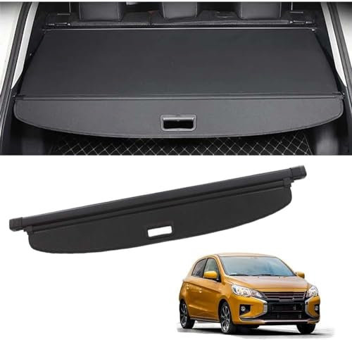 REDBMX Laderaumabdeckung Kofferraum Schutz Abdeckung Hundedecke Auto Cargo Cover für Mitsubishi Space Star (Facelift 2019)
