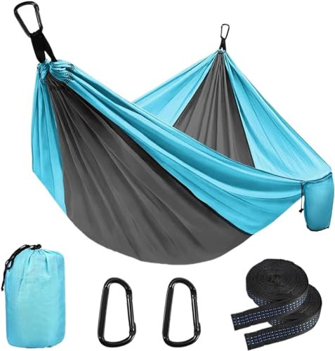 GTOULHH Reisehängematte 300x200 cm 2-Personen-Hängematte, Rucksackreisen, Baum-Hängematte, Doppel-Hängematte, Camping, Tragbare Hängematte Für Camping Hängematte Outdoor