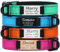 TagME Personalised Dog Collar with Name Plate, Padded Reflective Nylon Collar with ID Tag for Large Dogs, 12 Colours and 3 Fonts