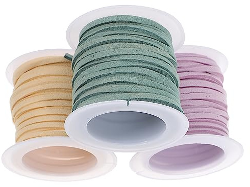 DOITOOL 3rollos Cinta Floral Decorativa Para Envoltura De Metros Cintas Para Manualidades Diy Tonos Azul y Beige Para Decoración De Tartas y Regalos