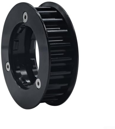 Gdfnmogo Correa de transmisión para bicicleta de aleación de aluminio 22T compatible con sistema de correa HTD-8M-12, piñón de 22 dientes para HDT-8M-12