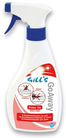 GILL'S Spray DISUASORIO/Repelente para Gatos 300ML