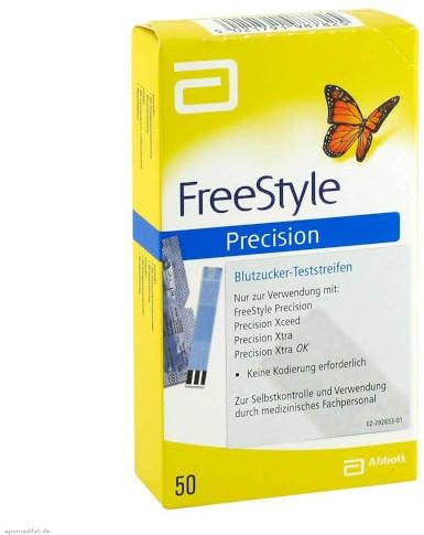 FREESTYLE Precision Blutzucker Teststr.o.Codierung 50 St