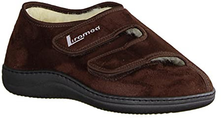 LIROMED 476-3014 Mocca (braun) - Herrenschuhe Prophylaxe Diabetiker, Braun