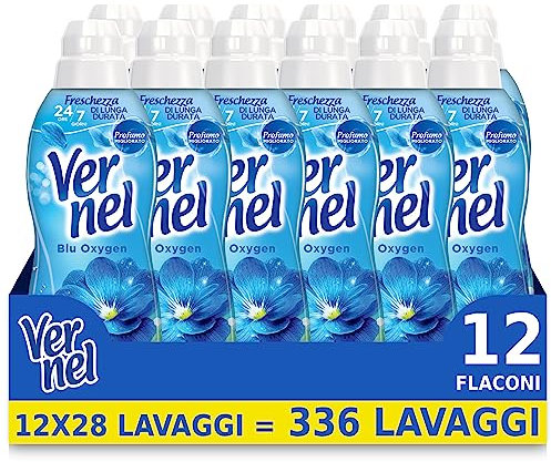 Henkel Vernel Blu Oxygen Konzentrierter Weichspüler, 12 x 700 ml