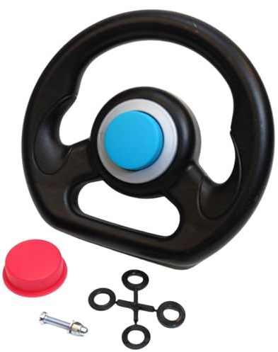 BIG Volante original Neo Bobby Car con claxon turkis, compatible con Bobby Car