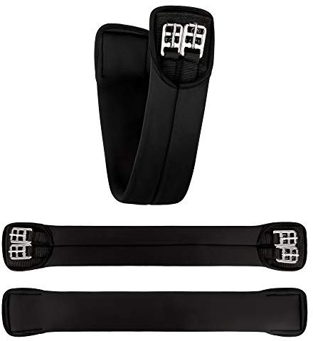 Equinate Kurzgurt Sattelgurt Portland Neopren Bauchgurt Dressurgurt 40cm