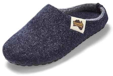 Gumbies Outback Slippers | Unisex House Shoes with Recycled Felt Upper, Recycled Rubber Outsole & Soft Plant-Based Insole | Cozy, Durable & Outdoor-Ready