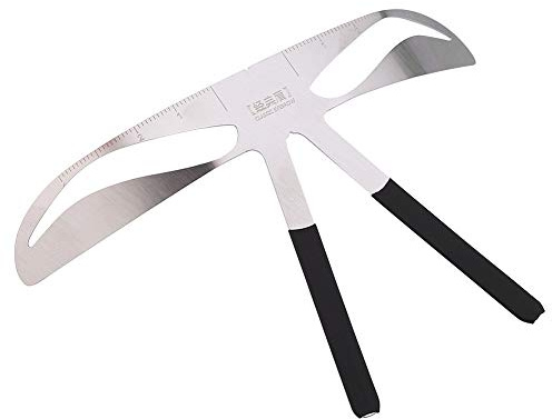 Sagome per sopracciglia, kit di timbri e stencil per principianti, stile europeo (sopracciglia classiche)