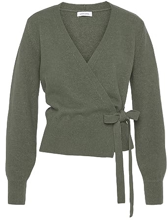 Lascana Damen Wickelstrickjacke