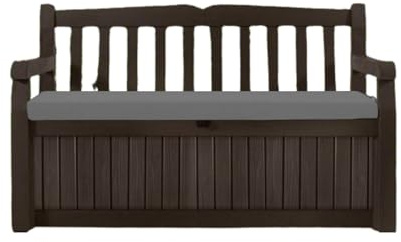 FIVE MOONS Waterproof outdoor Bench Cushion Seat Pad different sizes to replace Iceni Keter, Eden Storage Box, custom benches & swings.128x50,120x50,100x40,140x45,122x40, 10x47 (Grey, 120 x 40 x 6cm)