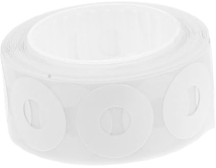 Gadpiparty Anneaux De Renforcement Pour Perforations De Papier 250pcs Blanc Autocollants Adhésifs Pvc Résistant Réparations Trous Classeur Fournitures De Bureau