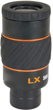 Telescope Accessories LX 2.3/5/7/9/12/18 / 25mm Eyepiece 60 Degree Wide Angle Telescope Planetary Eyepiece 1.25 (5mm)