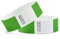 linie zwo ®, Pack de 1000 Pulseras de Seguridad 19 x 254 mm, Verde hierba