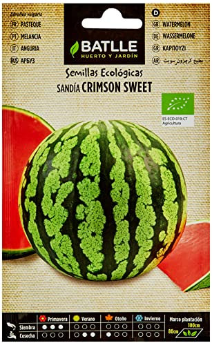 Graines Bio de Batlle - Pastèque Crimson Sweet (2,73g)