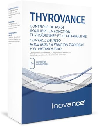 INOVANCE THYROVANCE 30comp. – complément alimentaire sous forme de comprimés, boîte de 30 comprimés, se prend chaque jour conformément aux indications et devient un allié fiable dans la routine de tou