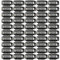 50 Stück Haarverlängerungen Clips 32mm 9 Zähne Clips Extensions Perücken für Haarverlängerungen (Schwarz)