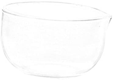 kowaku Cuenco de Matcha de Vidrio portátil con Accesorios de té Ensaladera única Regalo Resistente a los arañazos Taza de Matcha Tazón para Oficina Té, 350 ml