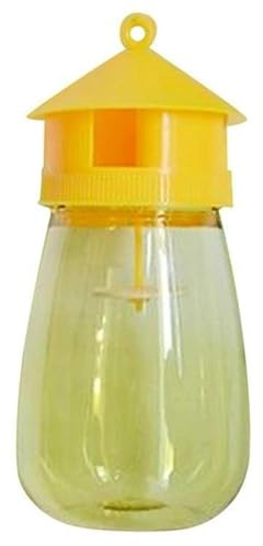 Onlynery Trampa para Abejas - Abejas carpinteras - Atrapadores Moscas Frutas Resistentes a la Intemperie para jardín, Granja, Patio, establo, Granero, Pasto, Camping