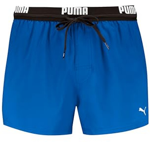 PUMA Herren Logo Shorts, Vivid Blue, L EU