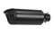 UMIXIRE Auspuffanlagen 38-51mm Universal-Motorrad-Auspuffendstück Nachrüst-Auspuffschalldämpfer Passend Für Motorräder Und Geländefahrzeuge Schalldämpfer(Schwarz)