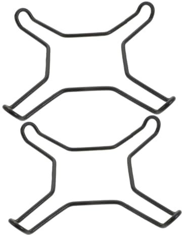 SHINEOFI Support De Casserole Antidérapant En Acier Inoxydable 2 Pièces, Anneaux De Brûleur Robustes Pour Cuisinière à Gaz, Accessoires La Cuisine Multifonction Pour Poêles, Woks Et Casseroles
