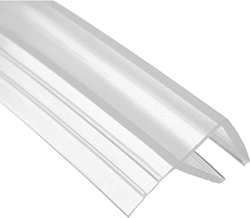 Duschskärm tätningsremsa vattentät duschdörrtätning för 6 mm 8 mm 10 mm 12 mm glas – ersättning duschpackning 500 cm längd och lätt att installera