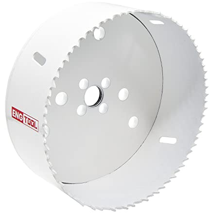 MaxTool 5-1/2 Bi-Metal Hole Saw 140mm Cobalt High Speed Steel M42 Bimetal Holesaw with 1.5 Deep 5/8-18 Thread for Metal Wood Plastic; BM03W44R532