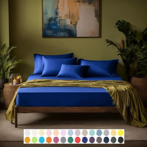 Carpe Sonno Elastisches Jersey Spannbettlaken 90x200cm Baumwolle bis 100x200cm [Made in EU] Absolut Bügelfrei - 15 cm bis 25 cm Steghöhe | Bettlaken 90x200 | Spannbettlaken 100x200 Baumwolle