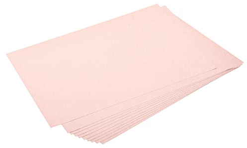 MECCANIXITY Shimmer Cardstock Paper 50 Sheets, Pearlescent Card Stock 8x11.5 Inch 92 Lb/250gsm, Craft, Scrapbook, Cover, Gift Wrapping, Wedding Invitation, Birthday Card, Apricot