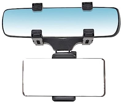 Ersatzspiegelglas 360 ° Drehung Handy GPS-Halterung Innenausstattung Autotelefonhalter Rückspiegelständer LKW-Halterung Spiegelglas Ersatz