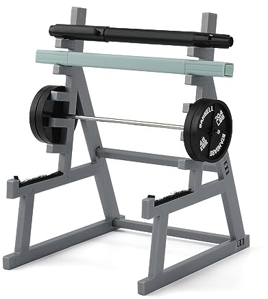 Squat Rack Pennhållare, Squat Rack Office Decor Mini Barbell Rack Pennhållare med Vikter och Skivstänger för Kontor Gymdekorationer för Fitness Tyngdlyftning Älskare