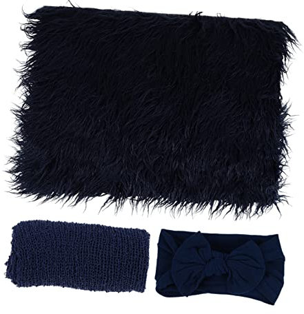 Uonlytech Einzigartige Baby Fotografie Requisiten Neugeborenen Swaddle Wrap Set Stirnband Neugeborenen Geburtstag Fotografie Decke