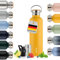 Blumtal Thermosflasche 1L - doppelwandige Trinkflasche Edelstahl 1L - Isolierflasche BPA frei - Edelstahl Thermo Trinkflasche 1L- Teeflasche - Trinkflasche Thermo - Sportflasche 100ml - Hipster Yellow