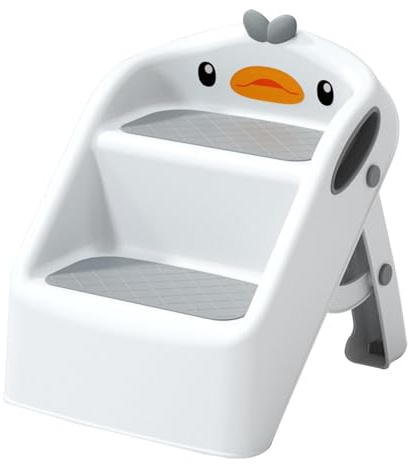 Escalera para, escalera para niños pequeños para lavabo de baño - Escalera plegable para niños pequeños en 2 escalones | Escalera compacta para, escalera de baño para niños pequeños, para el