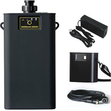 WILLQ Elektrisk fiskerullebatteri 14,8V 20000Mah 10000Mah Havsfiske Bärbar elektrisk rulle 14,8V litiumbatteri Uppladdningsbart batteri,14.8v20000mah