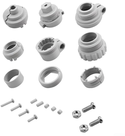 TRV Adapter, 9 Stück Ventilverbinder für RA Temperaturregelventil M30 x 1,5 Kopf Smart Heizkörperzubehör