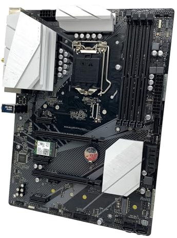 Carte Mere pc Kit Carte mère Fit for ASRock Z490 PRO4/AC LGA 1200, Compatible ATX, processeur Intel Core i3/i9/i7 10400F 10700K 10900K DDR4 M.2