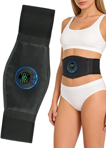 Estimulador Muscular Abdominal Cinturón Eléctrico Portátil Recargable