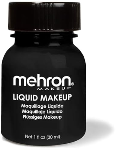 Mehron Flytande Makeup - Svart (30 ml)
