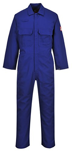 Portwest Buzo Ignífugo Bizweld, Tamaño: XL, Color: Azulina, BIZ1RBRXL