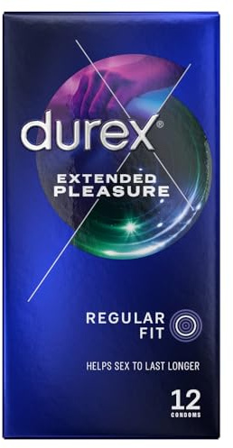 Durex Kondomer för utökade nöjen, 2 x paket med 12 villkor, 24 kondomer (förpackning kan variera)