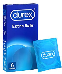 Durex Extra Safe Condoms, 6 count