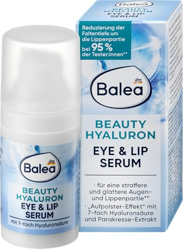Balea Serum Beauty Hyaluron Eye & Lip, 15 ml