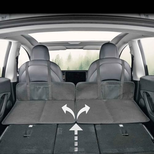 (Två hälften för enkelsäng) bil camping väsentlig madrassplatta, öka bilsängen camping utrymme bagageutrymme, tillbehör för SUV med platt bagageutrymme, Tesla Model Y, RAV4, CRV, X-Trail, Outback,