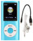 Annadue MP3 Player with Bluetooth, Music Player with Built-in HD Speaker, 1.8 Inch LCD Screen, HiFi Sound, Earphones Included, Support up to 64GB, for Students Running Walking(Blue)